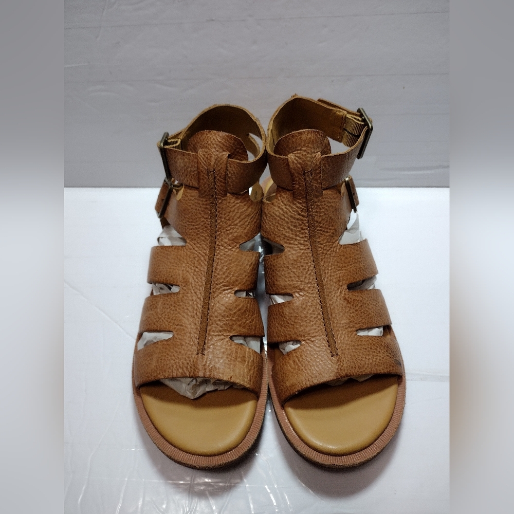 Kork Ease Brown strapped Leather Sandals size 8 - Picture 11 of 12